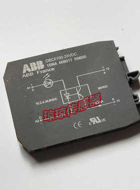 **ABB接口继电器1SNA608017R0600 现货OBC0100-24VDC*