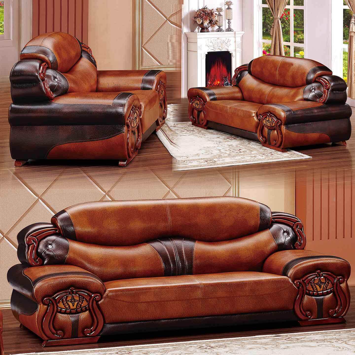 真皮沙发头层牛皮客厅组合三人位123贵妃办公家俱厚皮艺大小户型