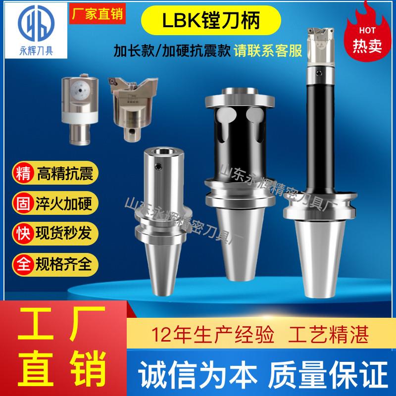 LBK加长抗震镗刀柄BT50精镗双刃刀头 HSK100A镗刀头机械加工用刀图片