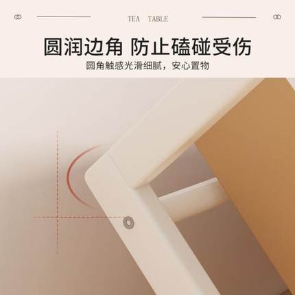 桌面书柜儿童小型书架子简易收纳窗台置物台面飘窗床头书桌上实木