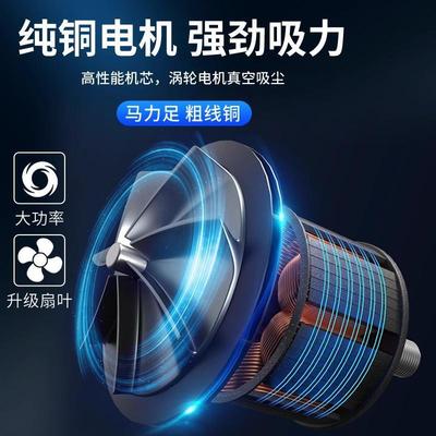 德国车载吸尘器加充气泵一体机汽车用无线充电车家两用大吸力四合