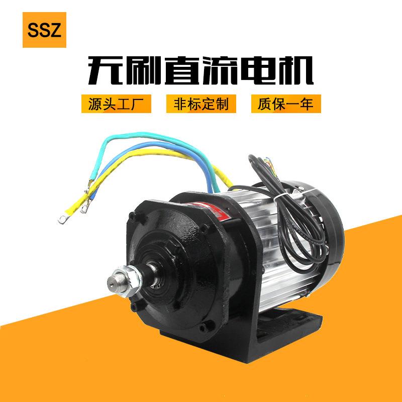 厂家供应60v72v1.2w建筑工程车拉胚车电动三轮车电机无刷直流