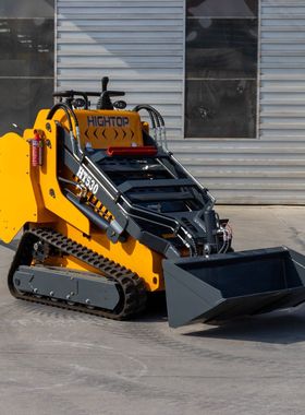 出口欧洲HT530型履带式滑移装载机 前卸式建筑工程装载机汽油铲车