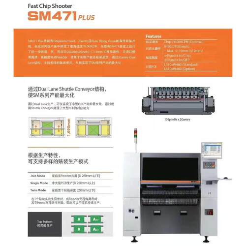 韩华 贴片机 SM471 SM481 SM482 SM485P高速贴片机