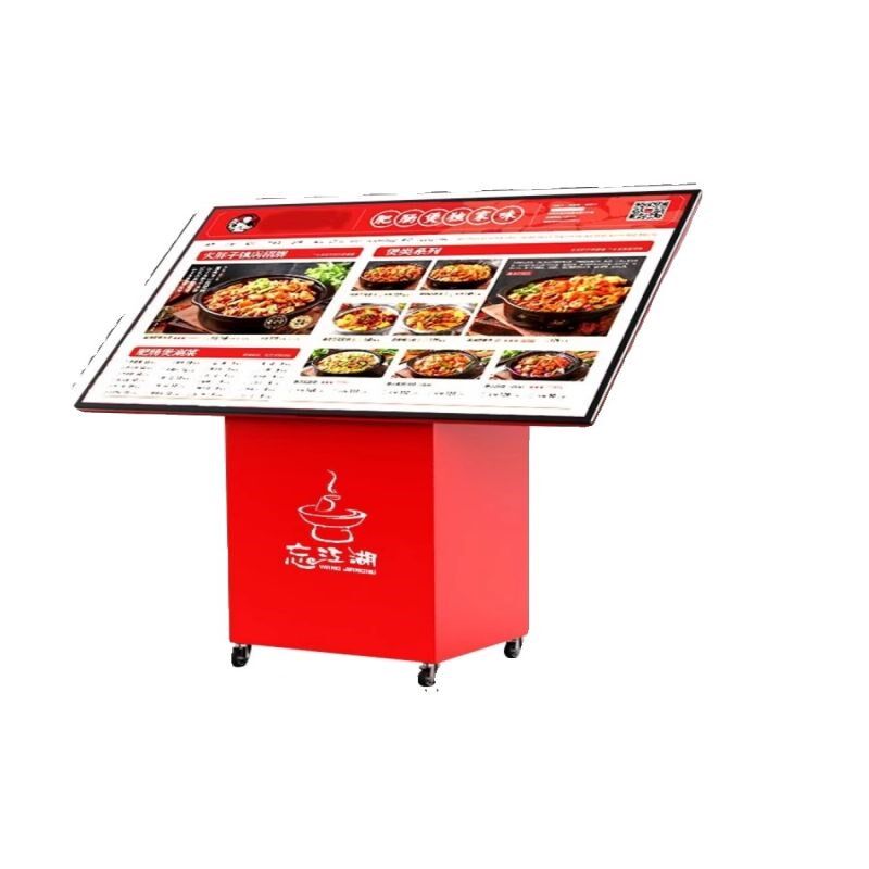 餐饮招牌led灯箱广告牌宣传摆摊立式落地式发光展架点餐台菜谱架