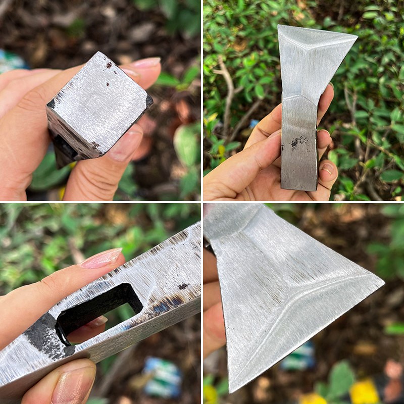 传统手工锻打微型中式单刃斧户外切削工具迷你小斧子头随身小工具