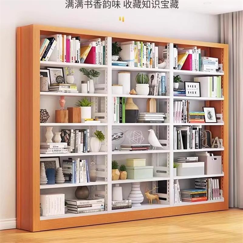 学校图书馆钢制单面双面书架铁皮书柜阅览室资料档案书籍书店书架