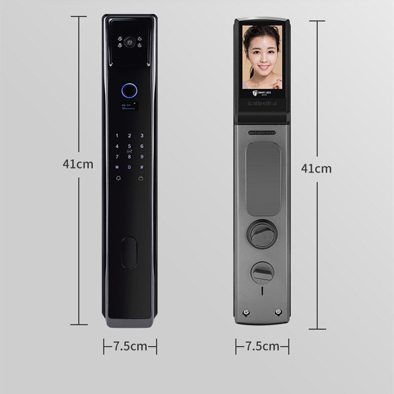 人脸识别智能锁指纹锁家用防盗门锁密码锁极速上门包安装抓拍监控