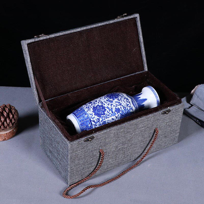 陶瓷器花瓶礼盒定制生日礼品盒订做工艺品摆件收藏锦盒包装盒送礼