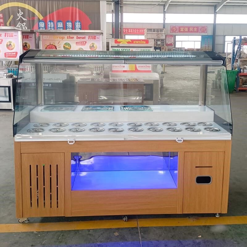 小料酱蘸料台火锅店自助调料台商用餐厅冷藏海底捞保鲜打料沙拉柜