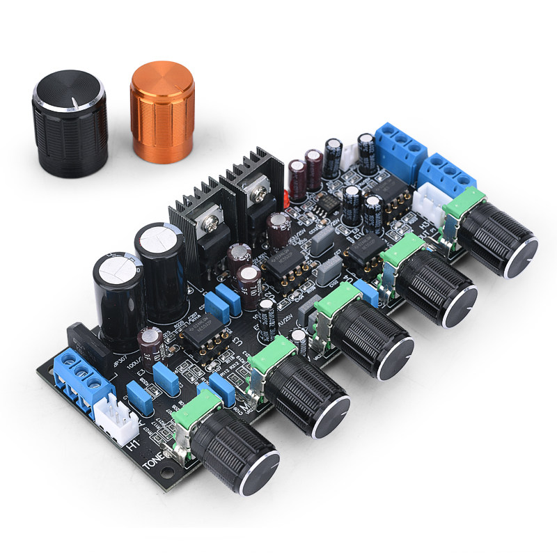 高保真甲类前级调音 ne5532音调板 HIFI发烧级功放前置板 前级板