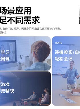 无线投屏器手机同屏器4K连接电视显示器通用电脑hdmi横竖转换家用