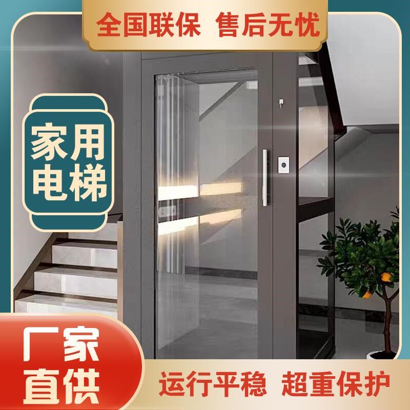 生产定制家用别墅二三四五层液压曳引背包龙门架室内外观光小电梯