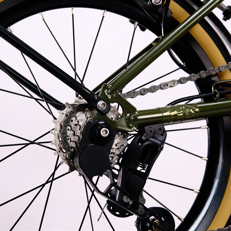 佰客6速青春版折叠车bikes 车厂国产小布平替超轻便携复古自行车
