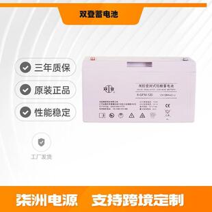 GFM 双登蓄电池6 120光伏发电12v120AH铅酸免维护蓄电池