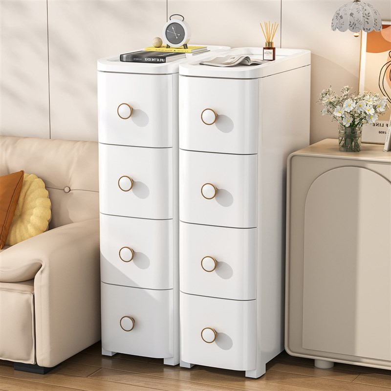 厨房置物架20cm夹缝收纳柜抽屉式多层缝隙储物柜子卫生间超窄边柜