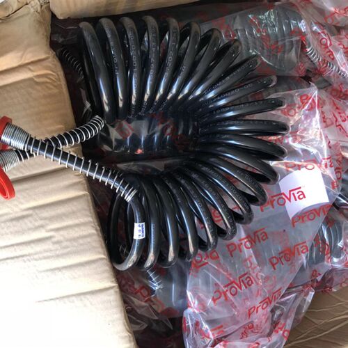 适配威伯科半挂车连接气管螺旋管耐低温-40度弹簧管刹车气管重卡