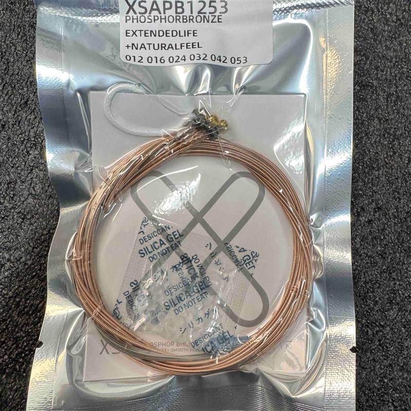 美产散弦达达里奥 XS高碳素钢镀膜民谣吉他琴弦木吉他弦