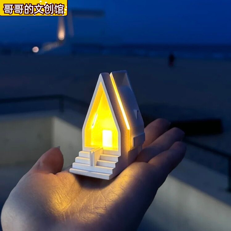 秦皇岛阿那亚树脂发光摆件冰箱贴