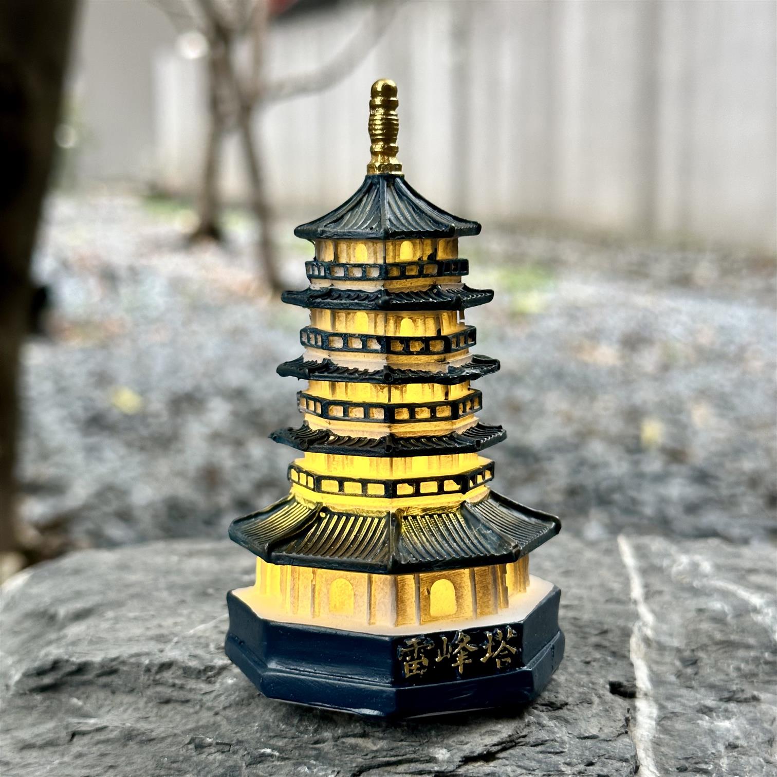 杭州文创西湖雷峰塔树脂冰箱贴