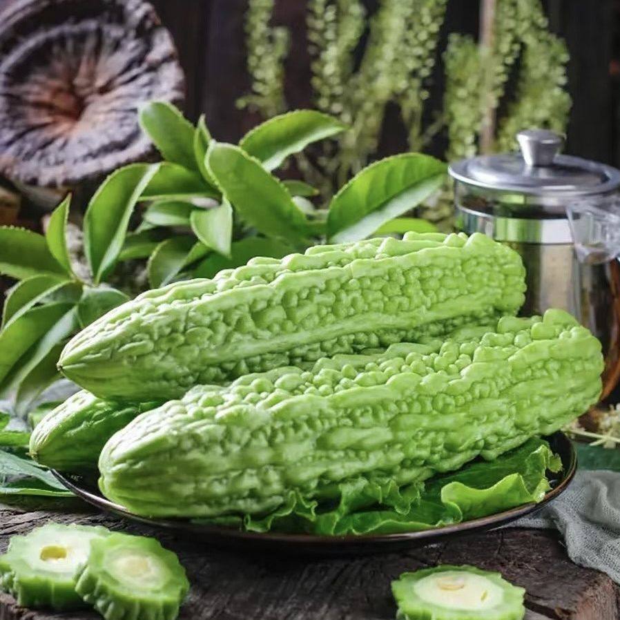 云南农家自种苦瓜现摘新鲜蔬菜基地直发老品种苦瓜青皮长条苦瓜