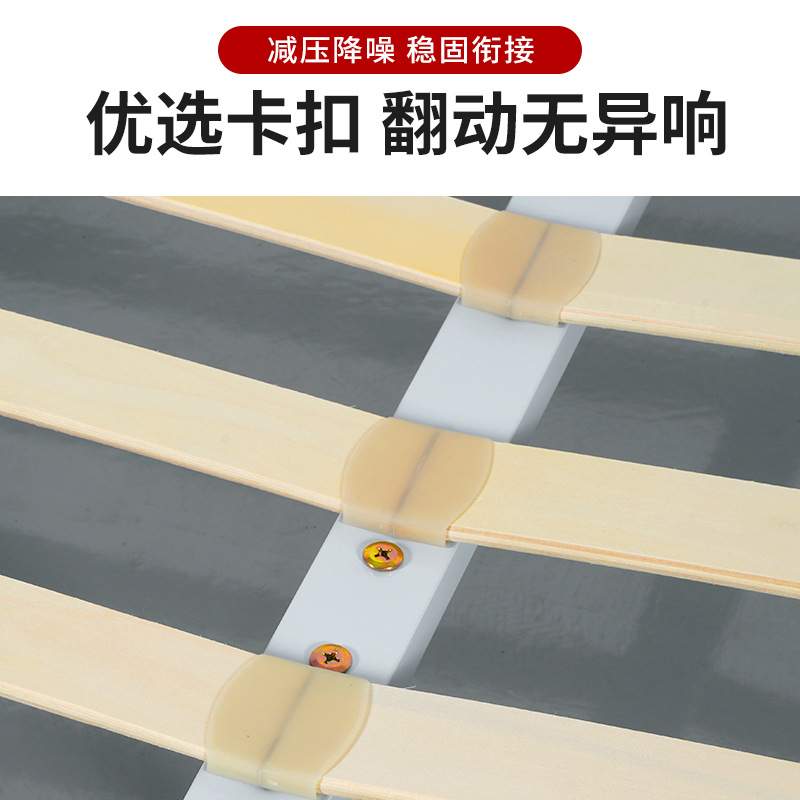 折叠床架铁艺简易单人床民宿大床家用金属床拼装铁床