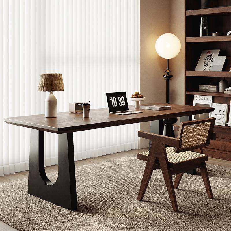 实木餐桌胡桃木色客厅大长书桌工作台大板餐书桌一体会议办公桌子,家装灯饰光源,其它灯具灯饰,淘宝优惠券,粉丝福利购,淘宝优惠卷