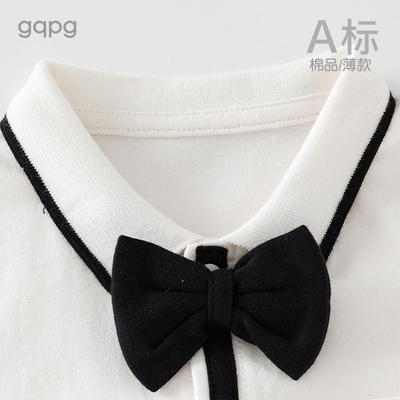 婴儿夏装男宝宝满月服百天周岁衣E服薄款百日宴一岁短袖连体衣