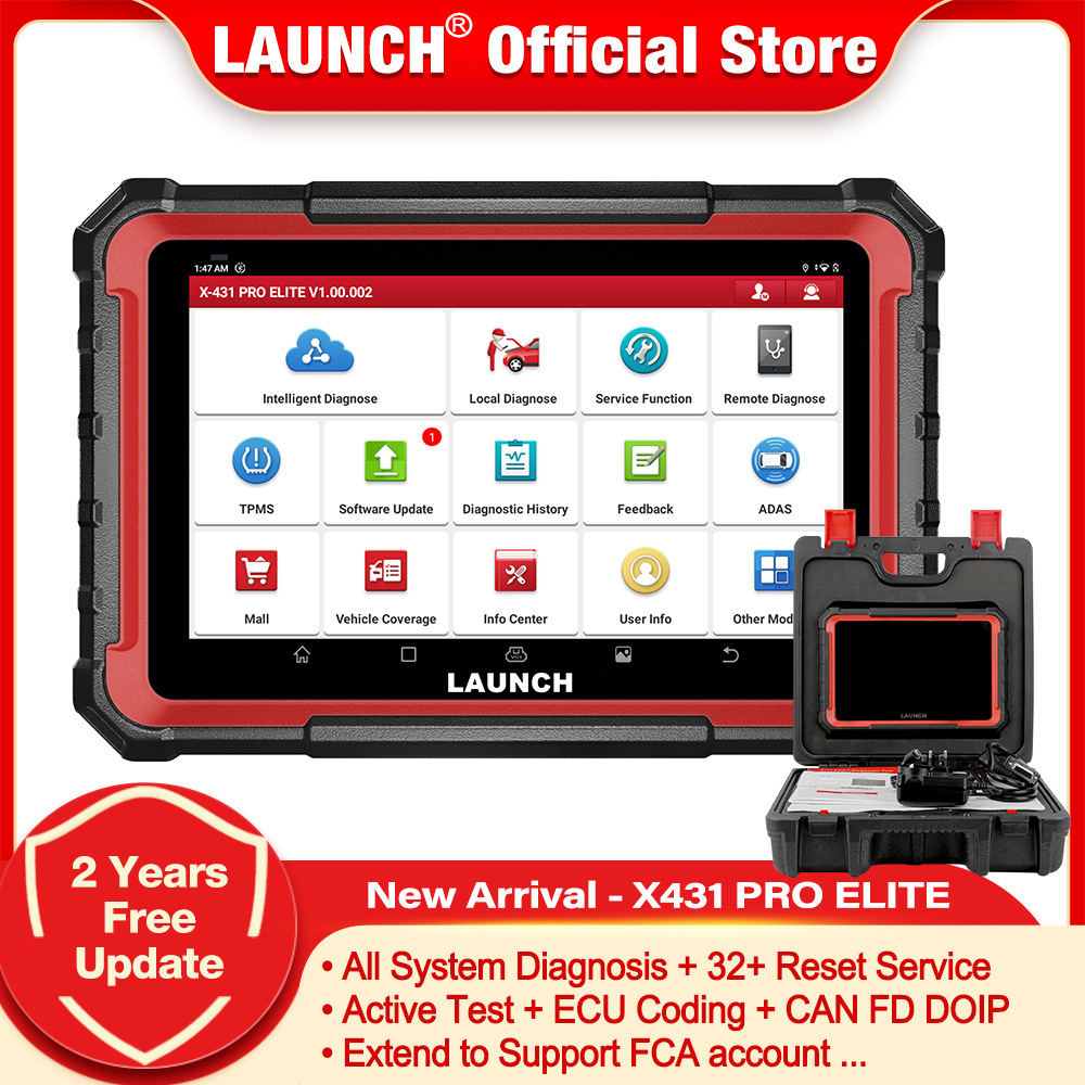 元征LAUNCH X-431 PRO ELITE汽车故障检测仪海外多语言配置外贸版