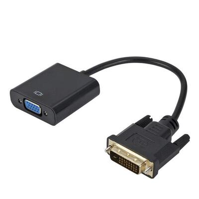 DVI转VGA转换器dvi24+1转vga转接线电脑dvi to vga线DVI-D转VGA线