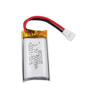 3.7V 802035软包锂电池组500mah空对空接头四足飞行器锂电池