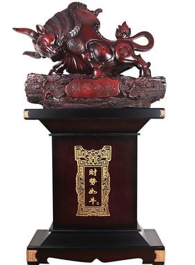 UG73牛摆件大型落地办公室送礼公司店铺开业乔迁贺礼大厅装饰工艺