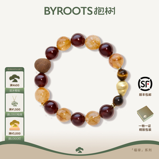 BYROOTS/抱树富禄多宝藏香珠手串圣诞节礼物手链女生日礼物送女友