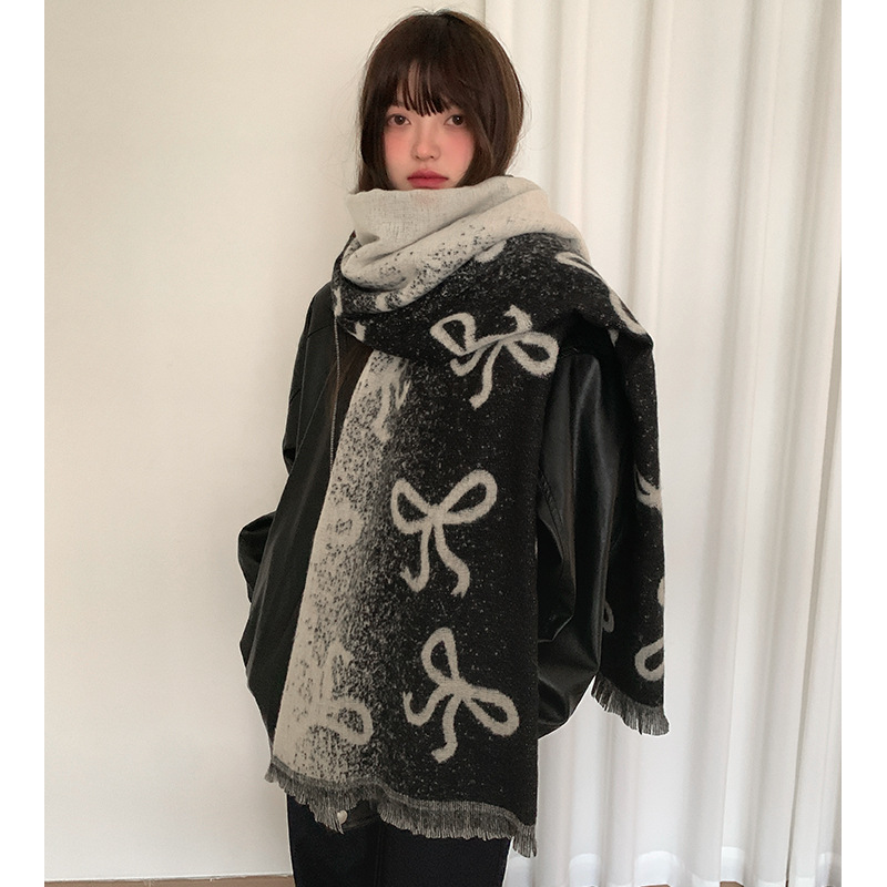 围巾女款2025新款冬季高级感保暖