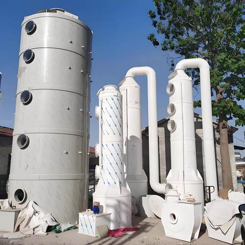 全新pp脱硫塔保护环境耐高温抗腐蚀工业酸碱废气处理塔喷淋塔环保