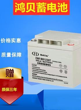 12V40AH免维护蓄电池鸿贝蓄电池12V40AH鸿贝FM/BB1240T蓄电池