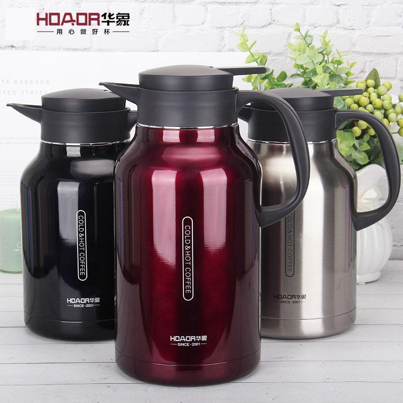 华象高真空咖啡壶印字logo304不锈钢内胆V型出水静音底座咖啡壶