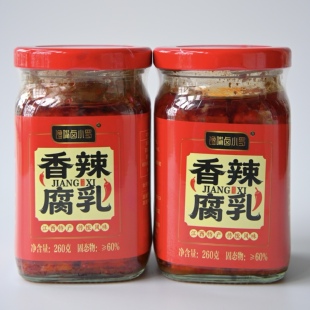 馋嘴卤小罗香辣腐乳260g正宗霉豆腐毛豆腐手工自制农家下饭菜开味