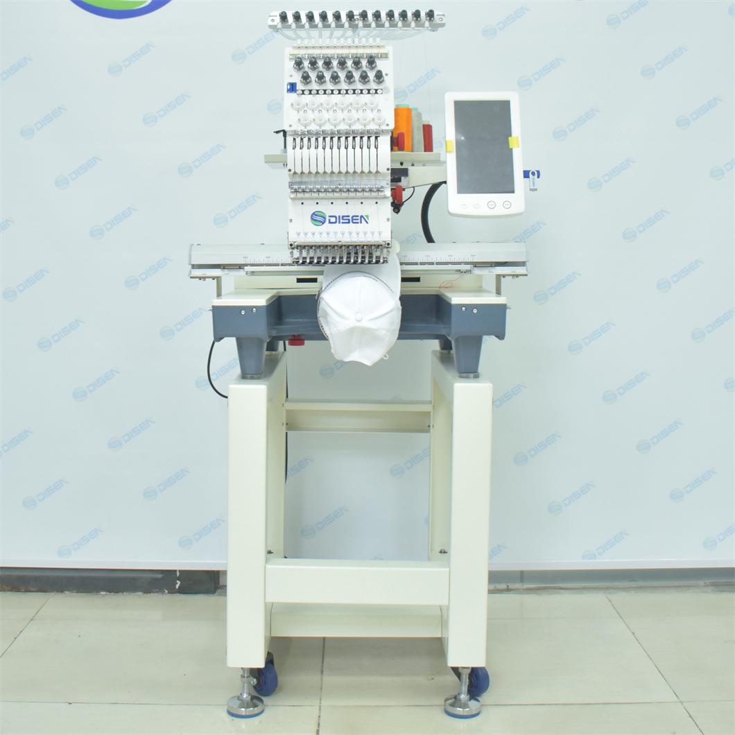 全新自动1针单头电脑绣花机家 全compu厂ter em589broide2ry mach