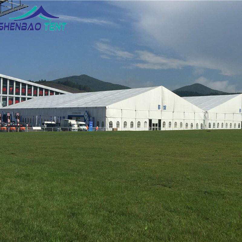 50米跨度外展帐篷702 ABS硬体墙户户外仓库览览活动帐篷 展tent