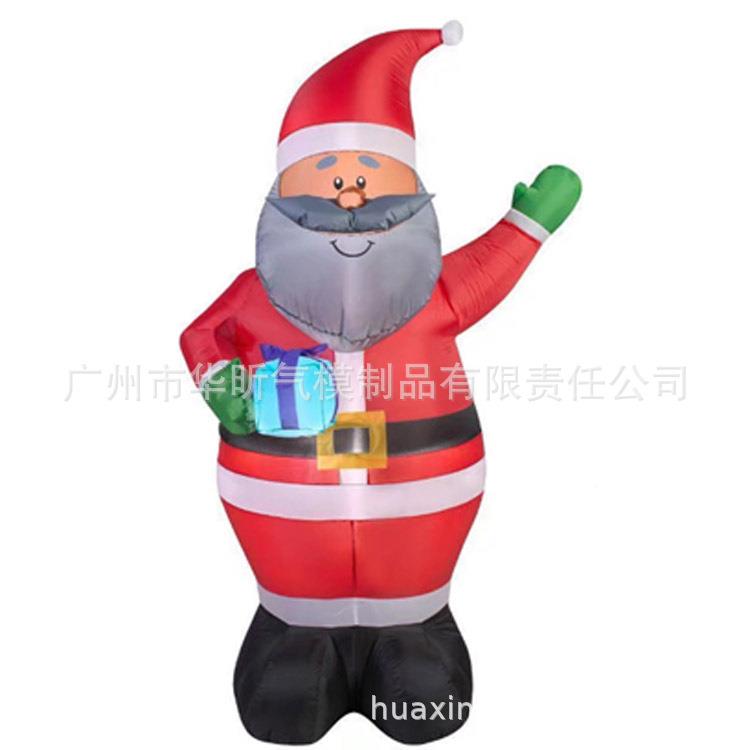 新人大款充气圣诞老气模 HX-SD款任意尺寸小式可选