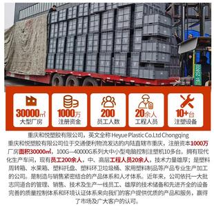 重NYM庆汽配箱养龟不水灰欧标标准尺色塑漏料箱汽寸车工业周转箱