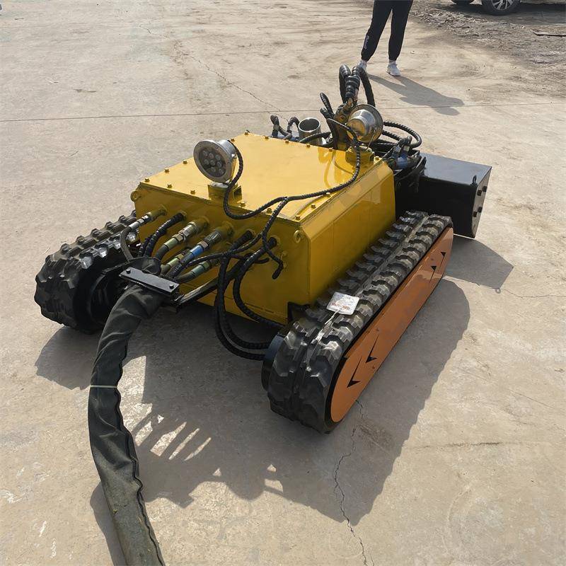 水下行清走遥控履带底小盘型智能管道道淤机器人管XPC清淤排污巡