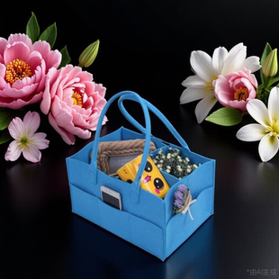 婴儿宝宝尿不湿收纳包盒袋尿布手提便携式Diaper Caddy Organizer