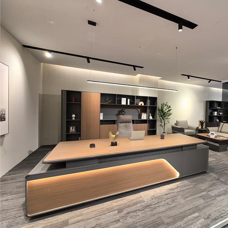 老桌办公室桌椅组合雷克萨斯约现代总简裁桌大班台主管板经理办公