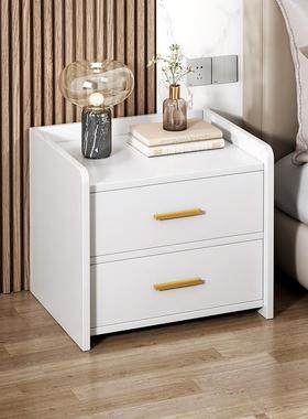 床置头柜简约代小型卧室用轻奢简易床边70070柜意式感床家头现物