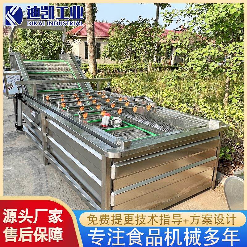 瓜蔬菜清洗设 全自动米气泡清洗机设备 备韭菜KBI清玉洗机设果备