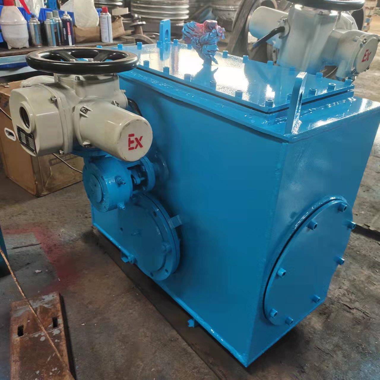 密闭式盲板阀F943X-2.5C过煤气零泄露全封闭式盲板阀工厂直销