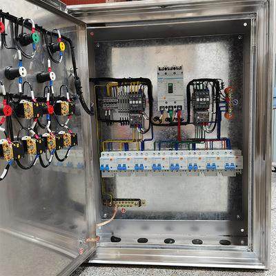 JXF基业箱低压成套配电箱户外防雨不锈钢路灯控制自动切换电源柜