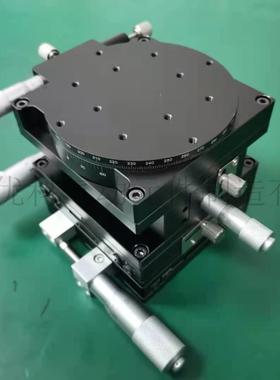 XYZR轴100台面LT100-L-2手动位移平台滑台